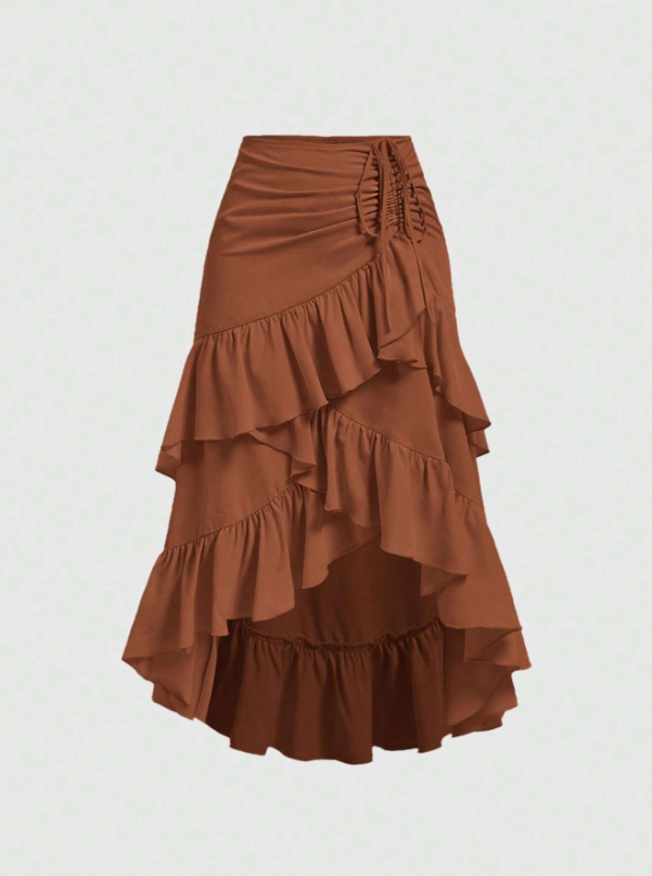 Skirt With High-Low Hem