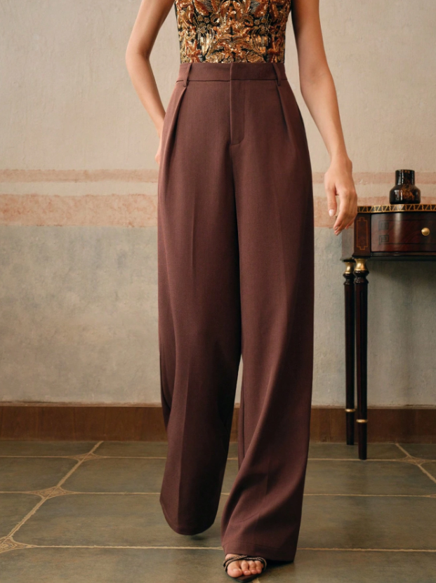 Elegant High-Waisted Pants