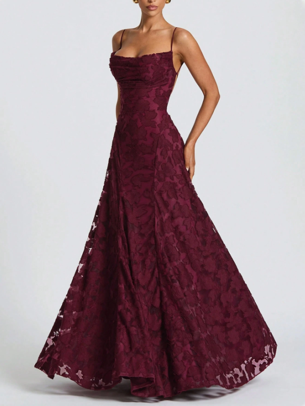 Fishtail Backless Tie-Up Cocktail Dress