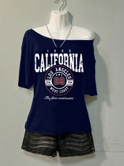 California Print Short Sleeve T-Shirt