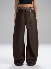 Casual Loose Scimitar Suit Pants