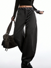 Casual Loose Scimitar Suit Pants