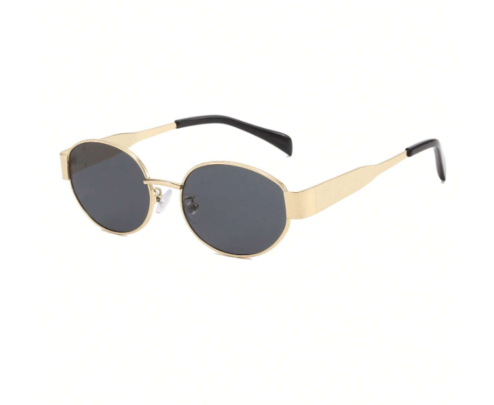 Vintage Small Oval Frame Sunglasses