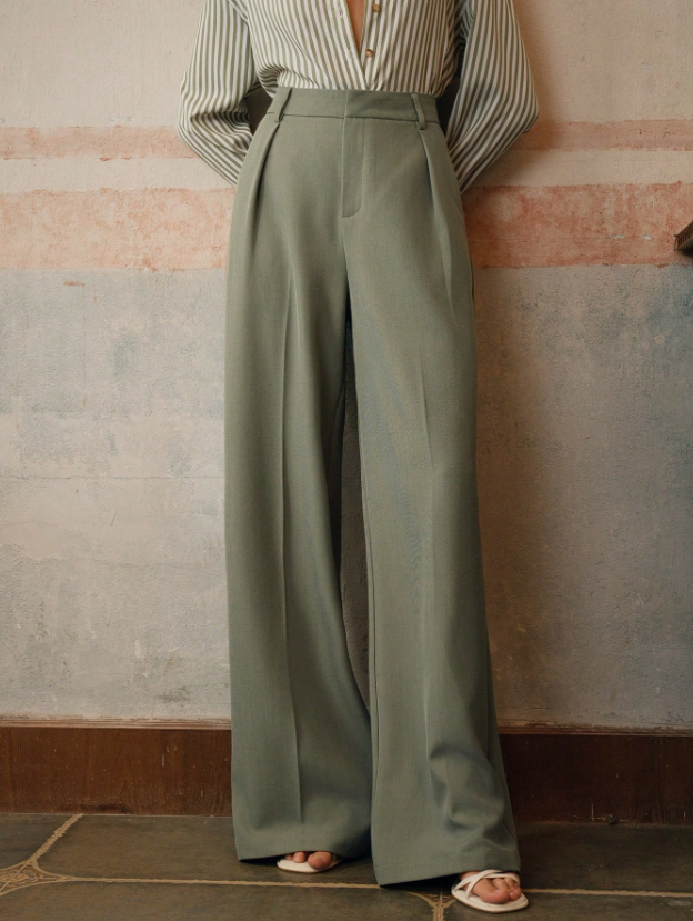 Elegant High-Waisted Pants