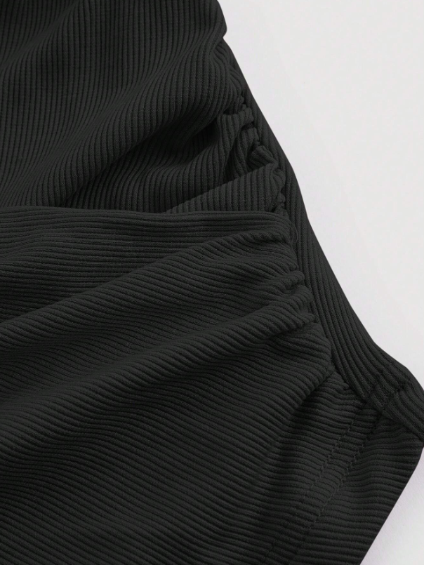 Overlapping Bell Sleeve Top