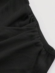 Overlapping Bell Sleeve Top