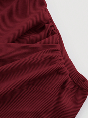 Overlapping Bell Sleeve Top