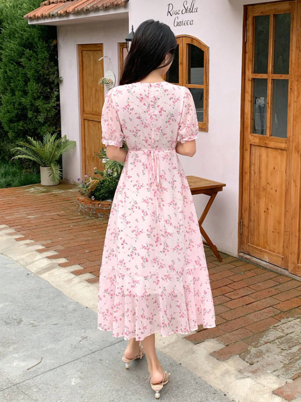 Ruffle Hem Dress Sundress