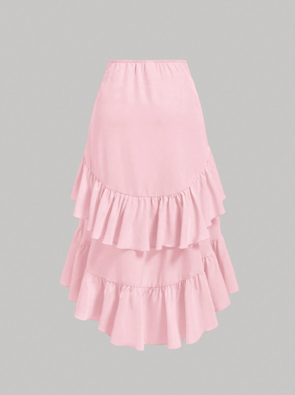 Skirt With High-Low Hem
