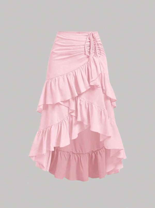 Skirt With High-Low Hem