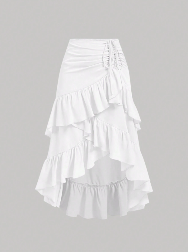 Skirt With High-Low Hem